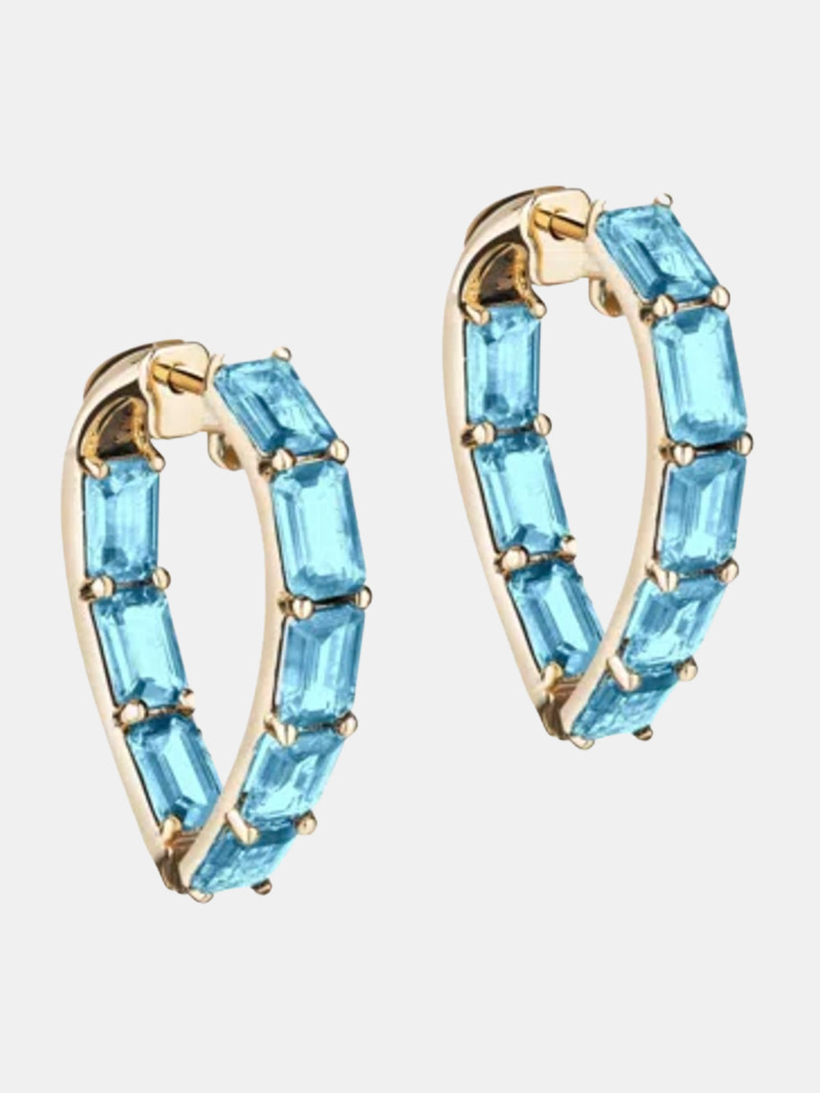 Heart Hoop Earrings
