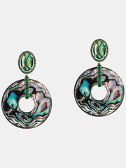Abalone Oval Earrings
