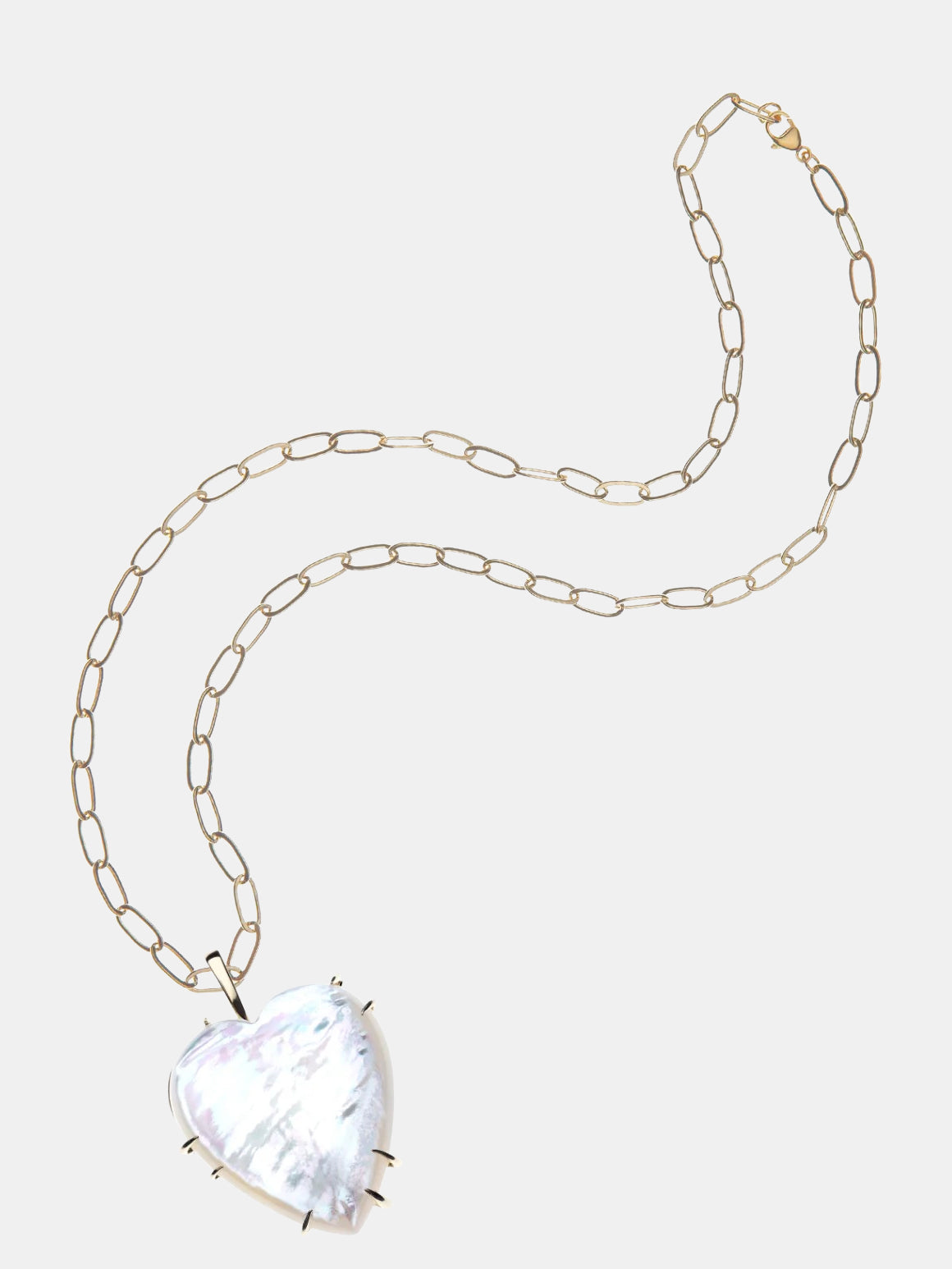 Love Carry Your Heart Necklace - Periwinkle