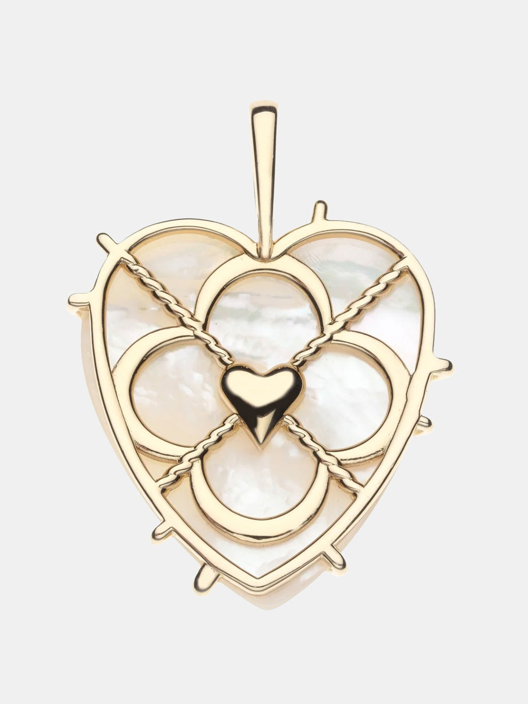 Love Carry Your Heart Necklace - Periwinkle