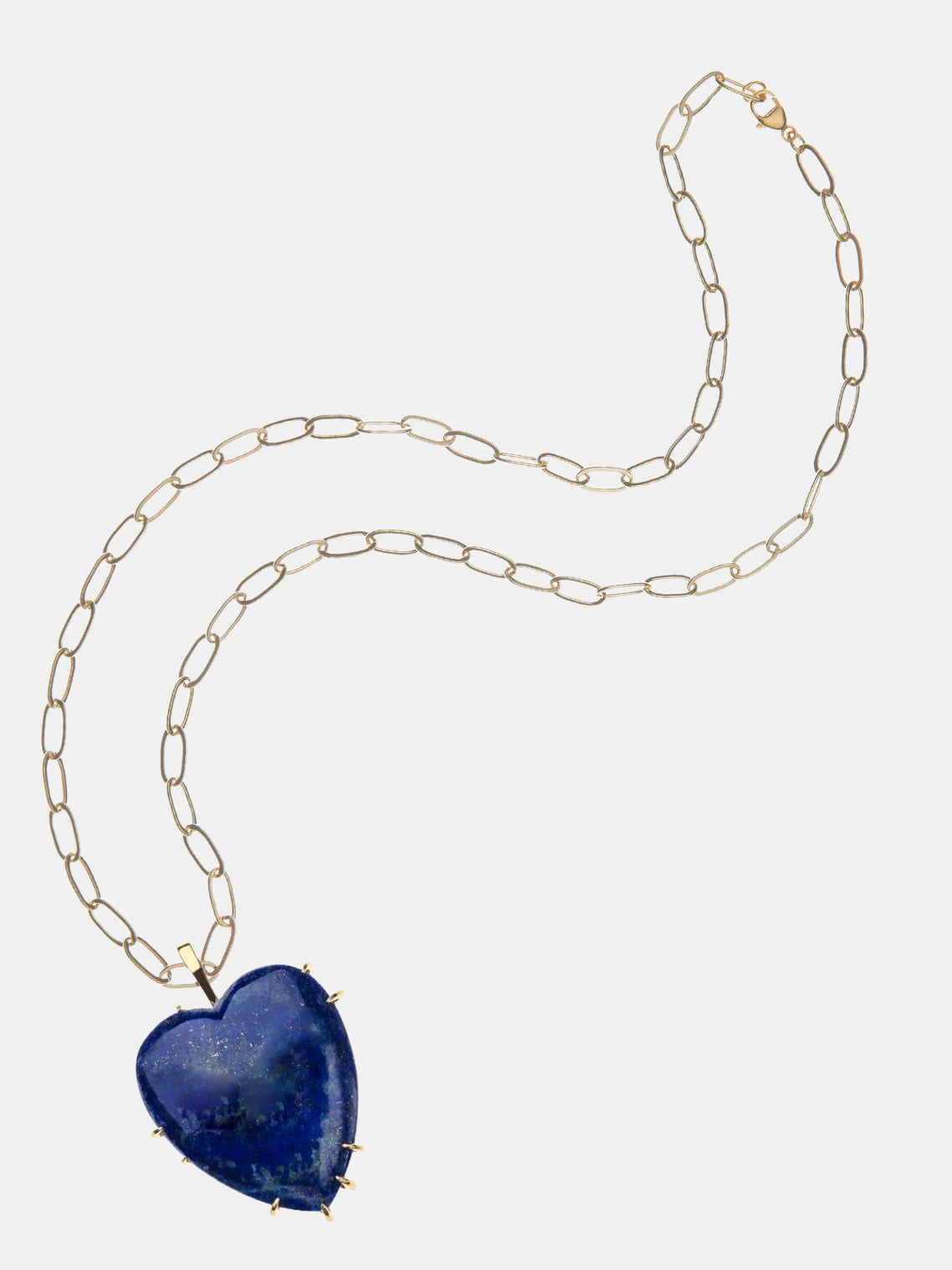 Love Carry Your Heart Necklace - Periwinkle