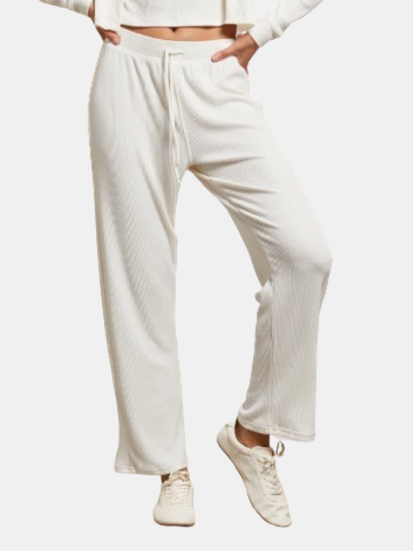 Remi Rib Drawstring Pant