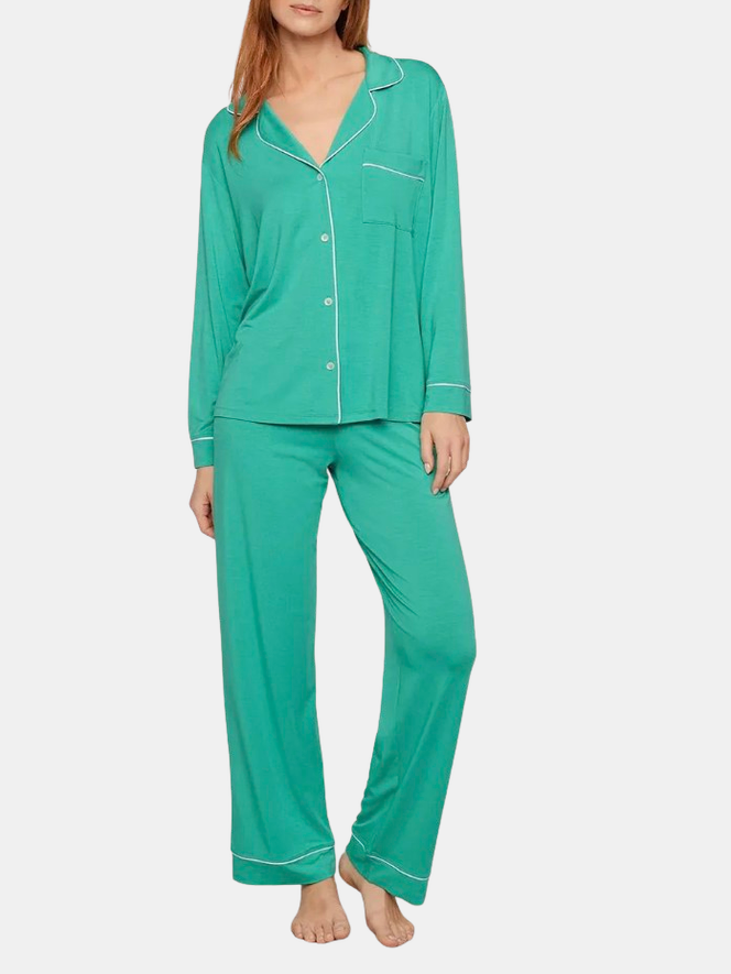 Gisele Long Pj Set - Periwinkle