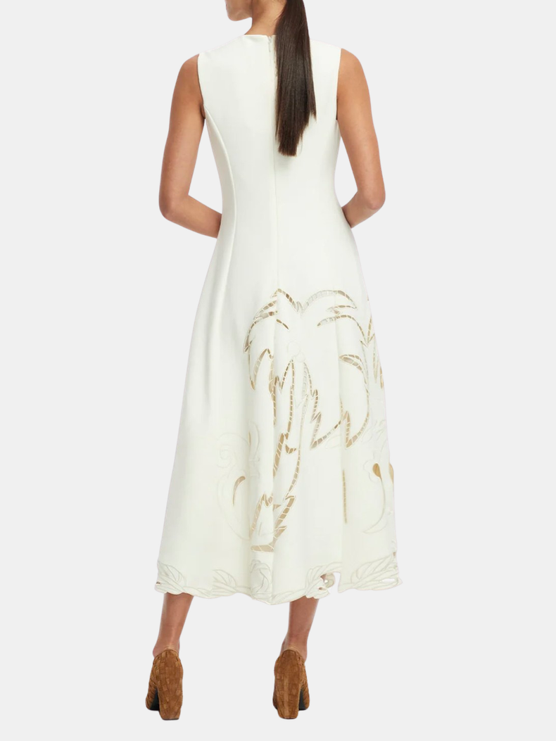 Cleo Applique Sleeveless Midi