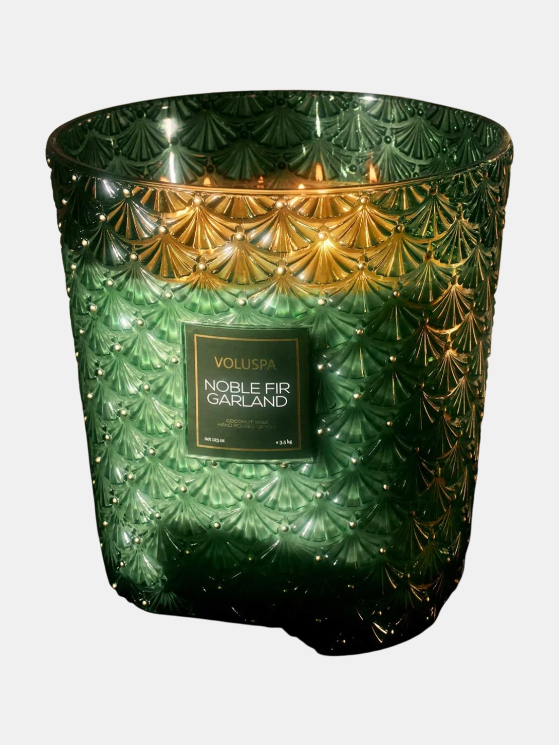 Noble Fir Garland 5 Wick Hearth Candle