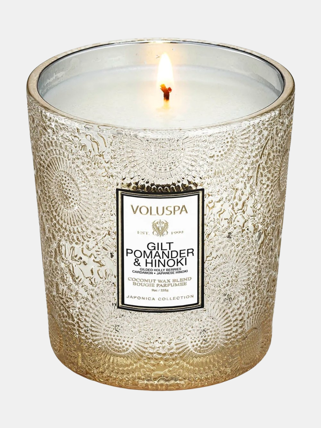 Gilt Pomander & Hinoki Classic Candle