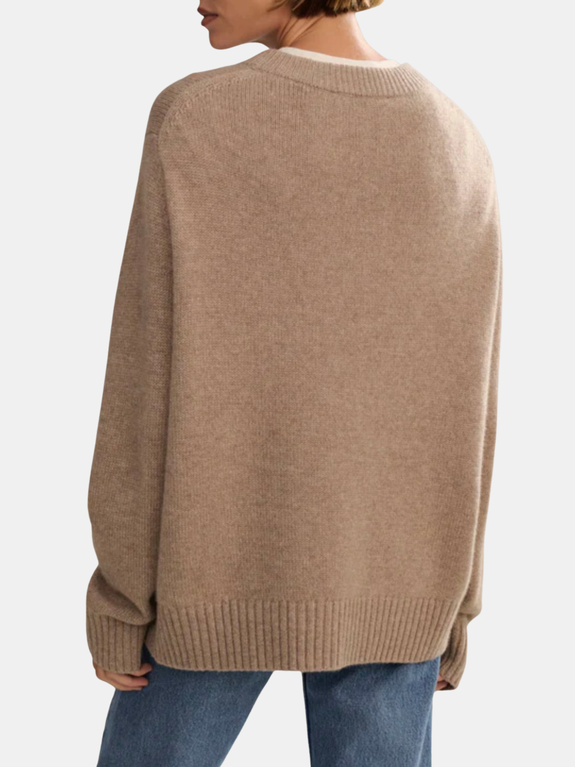 Cashmere Oversized Crewneck