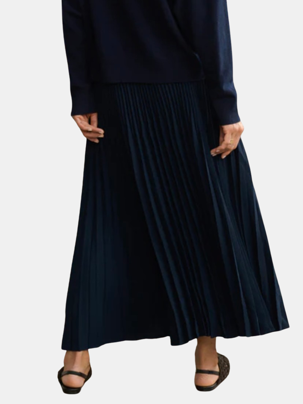 Pleated Skirt - Periwinkle