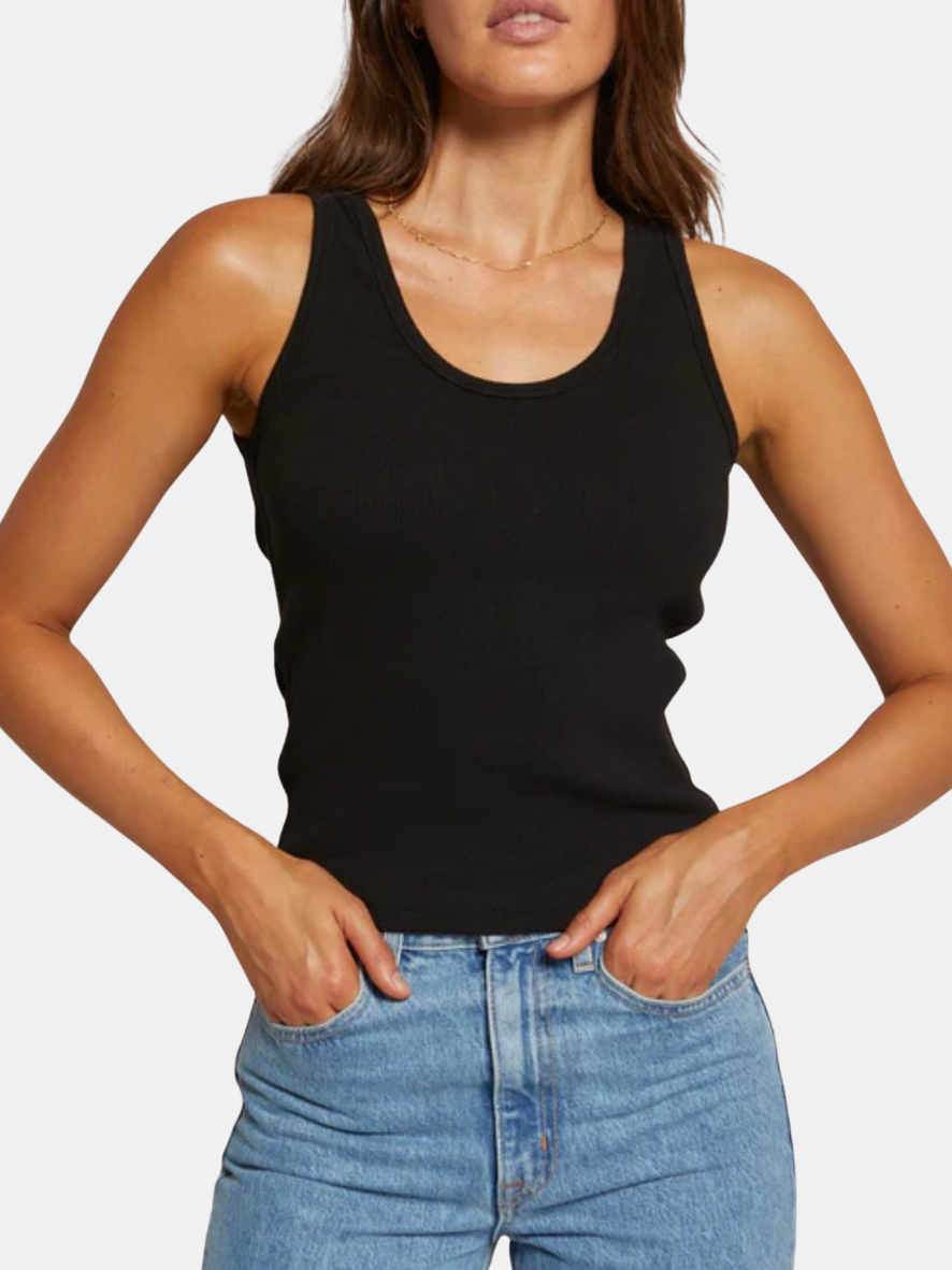 Longer Blondie Tank - Periwinkle