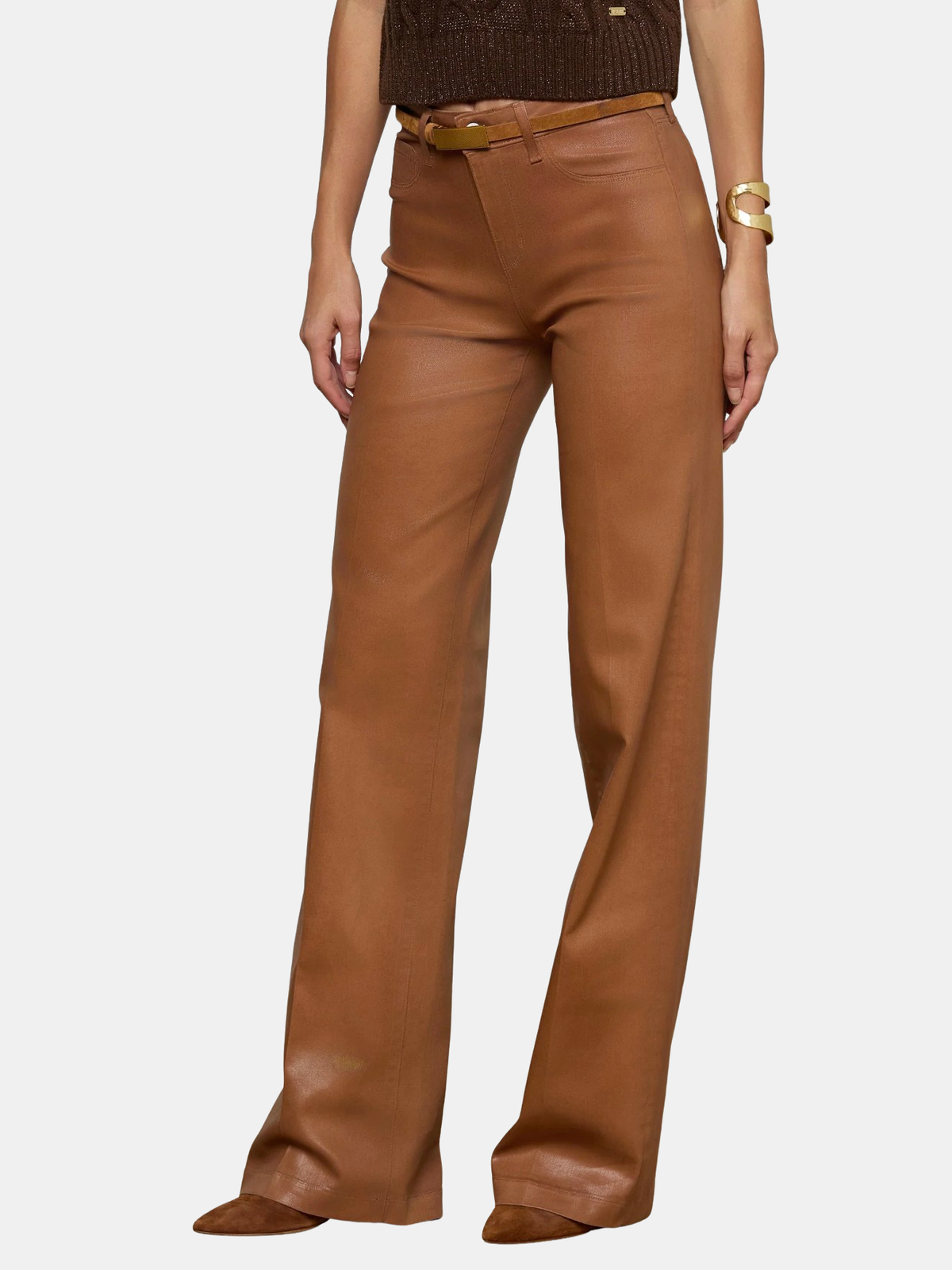 Clayton High Rise Wide Leg - Periwinkle