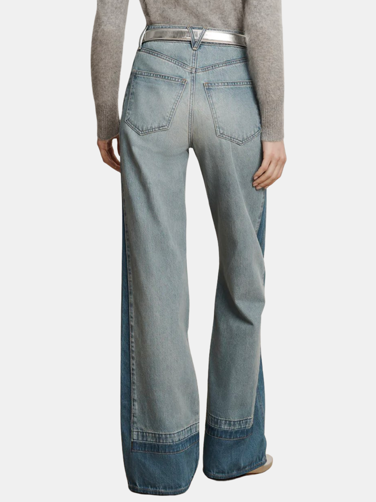 Taylor High Rise Wide Leg - Periwinkle