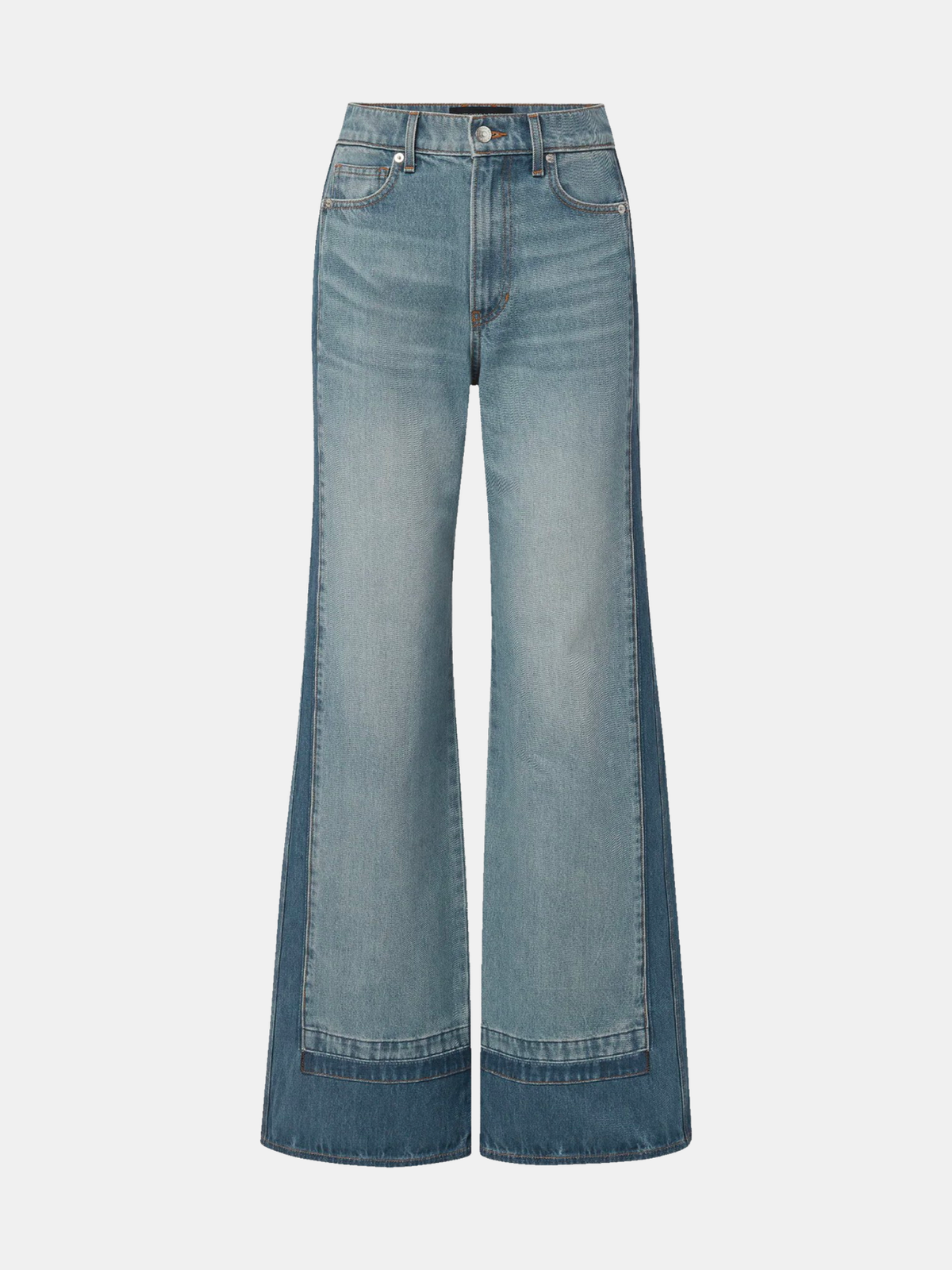 Taylor High Rise Wide Leg - Periwinkle
