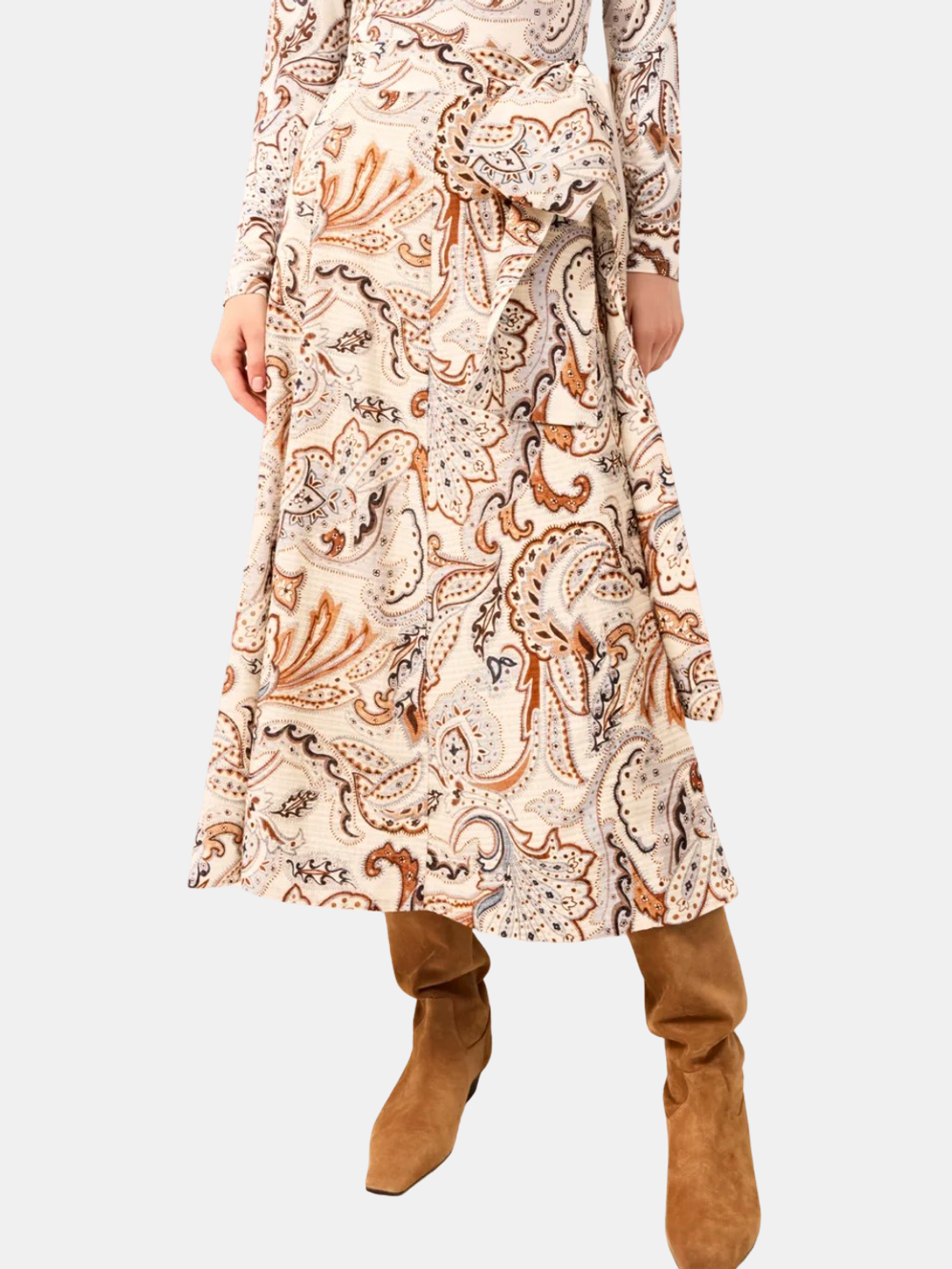 Estine Wrap Skirt - Periwinkle