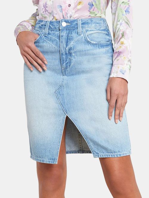 Tylee Knee Length Skirt - Periwinkle 
