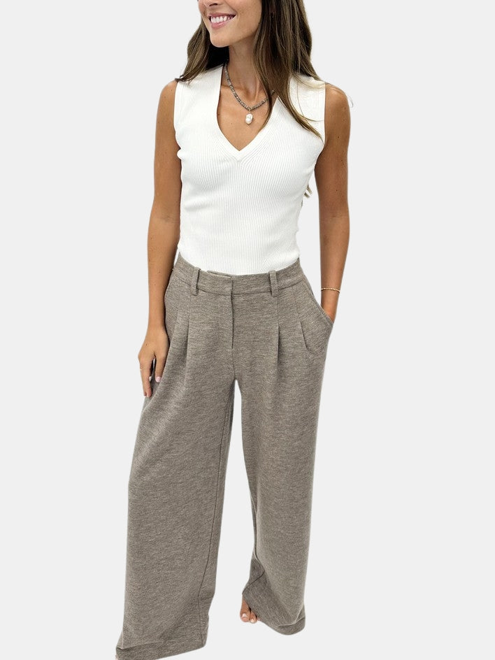Leroy Pleated Wide Leg Pant - Periwinkle
