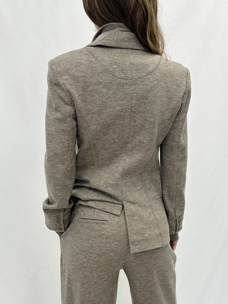 Auden Knit Combo Blazer