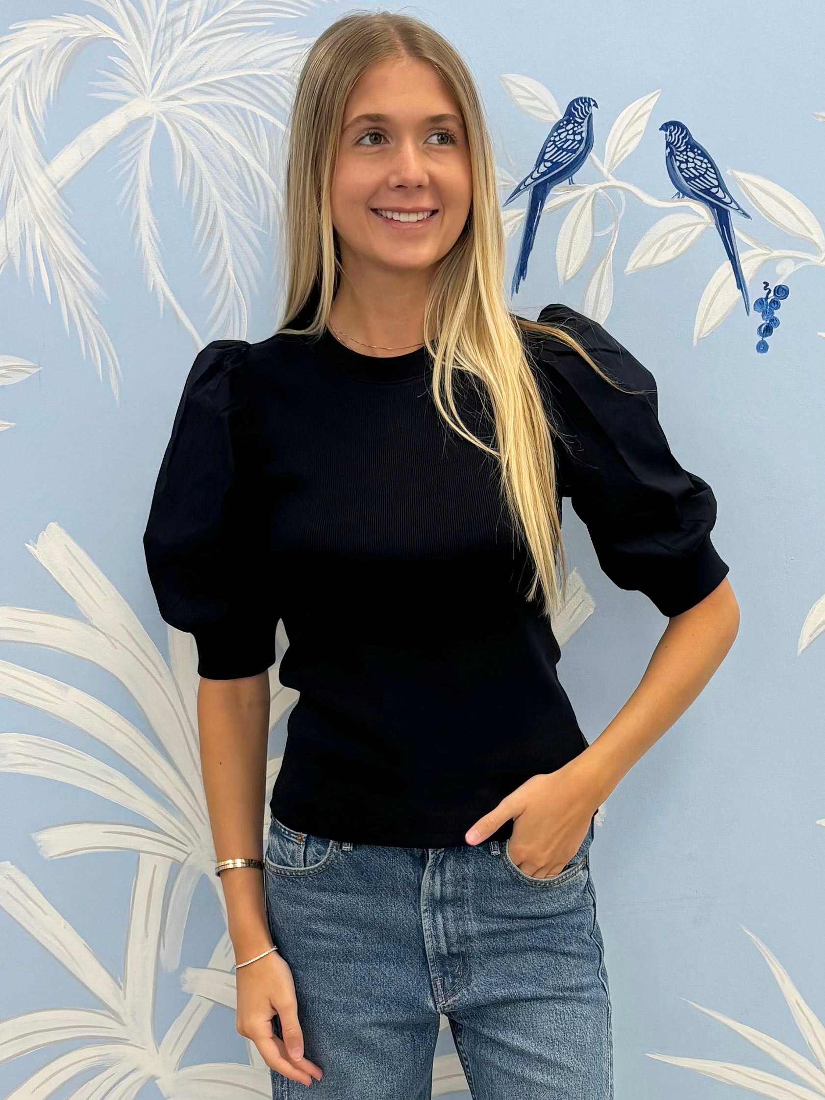 Crew Neck Coralee Top