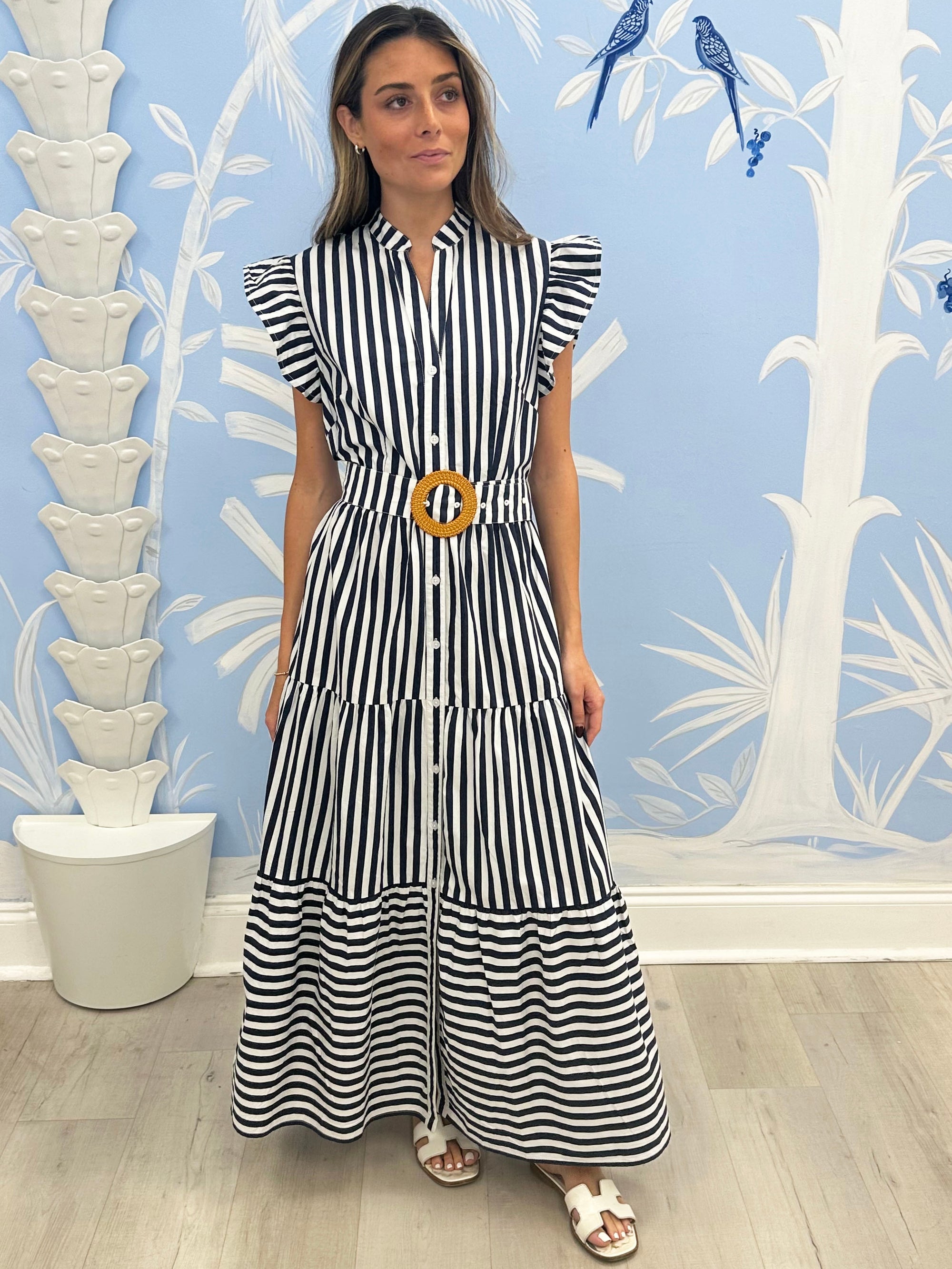 Elsie Long Striped Dress