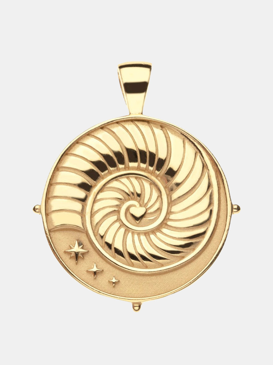 JW Original Pendant Coin 18" Drawn Link - Periwinkle