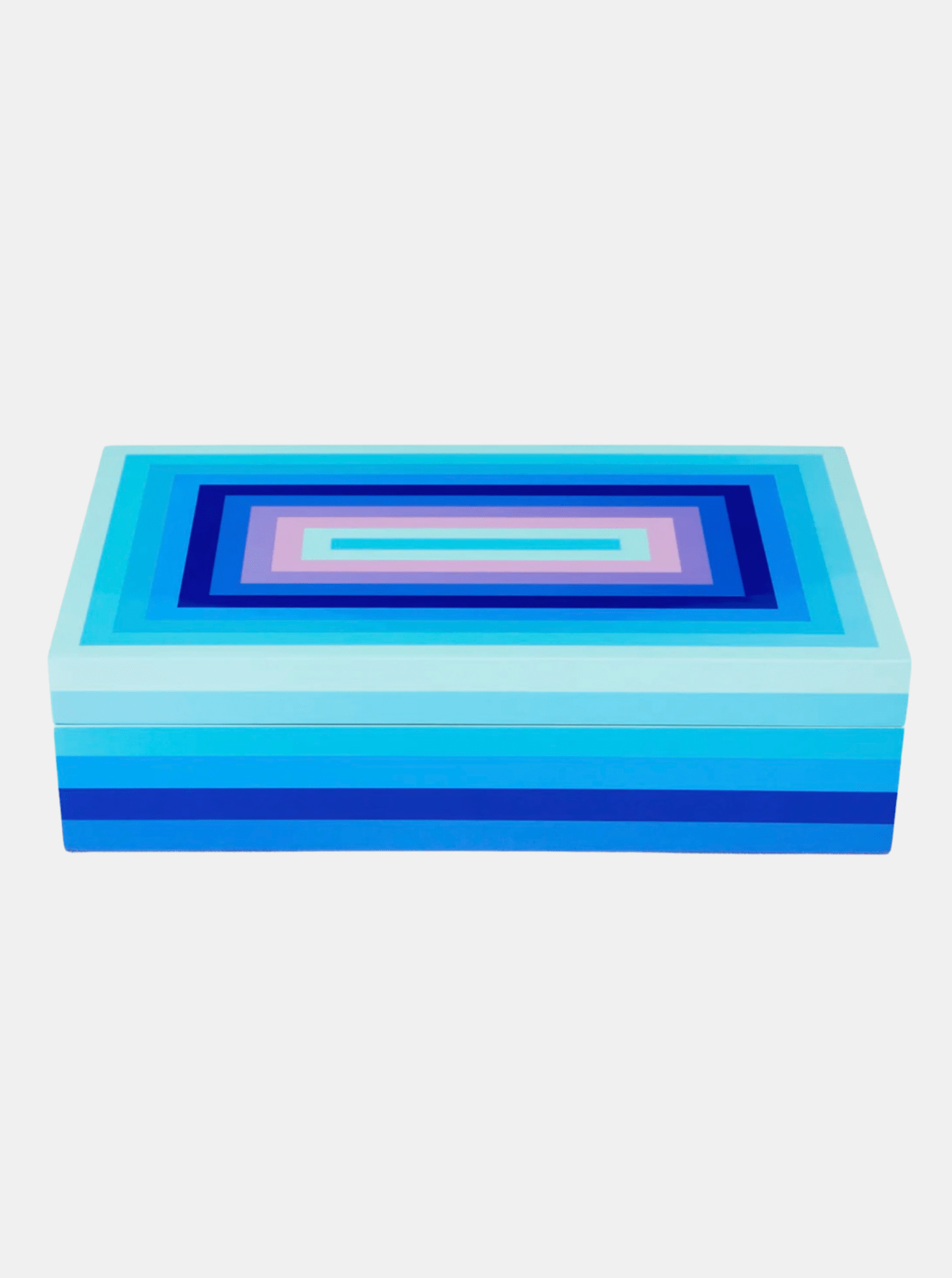 Lacquer Scala Box - Periwinkle