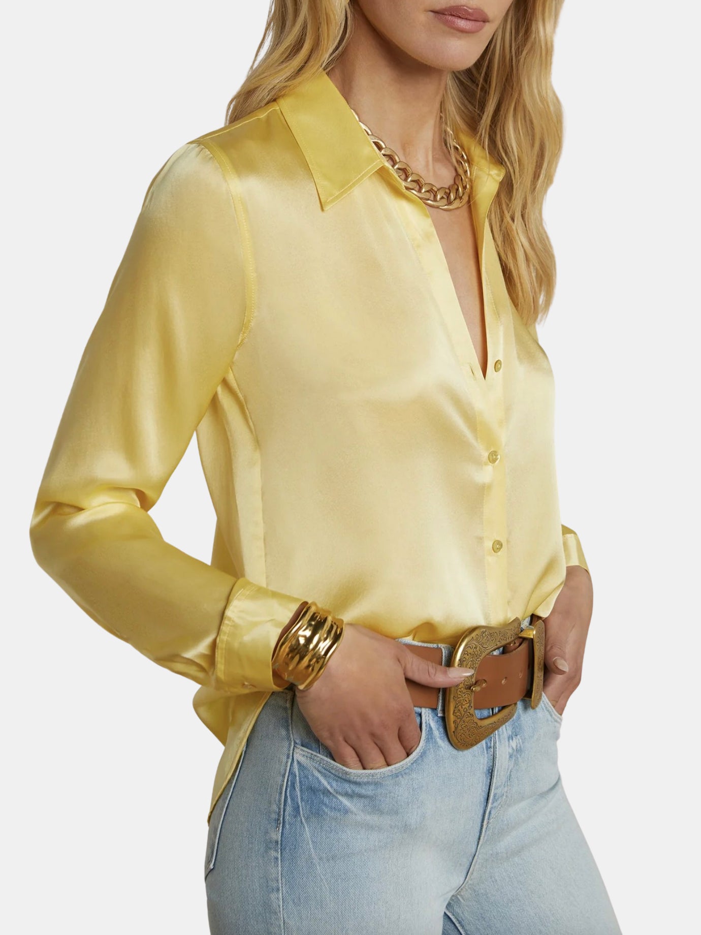 Tyler Long Sleeve Blouse - Periwinkle