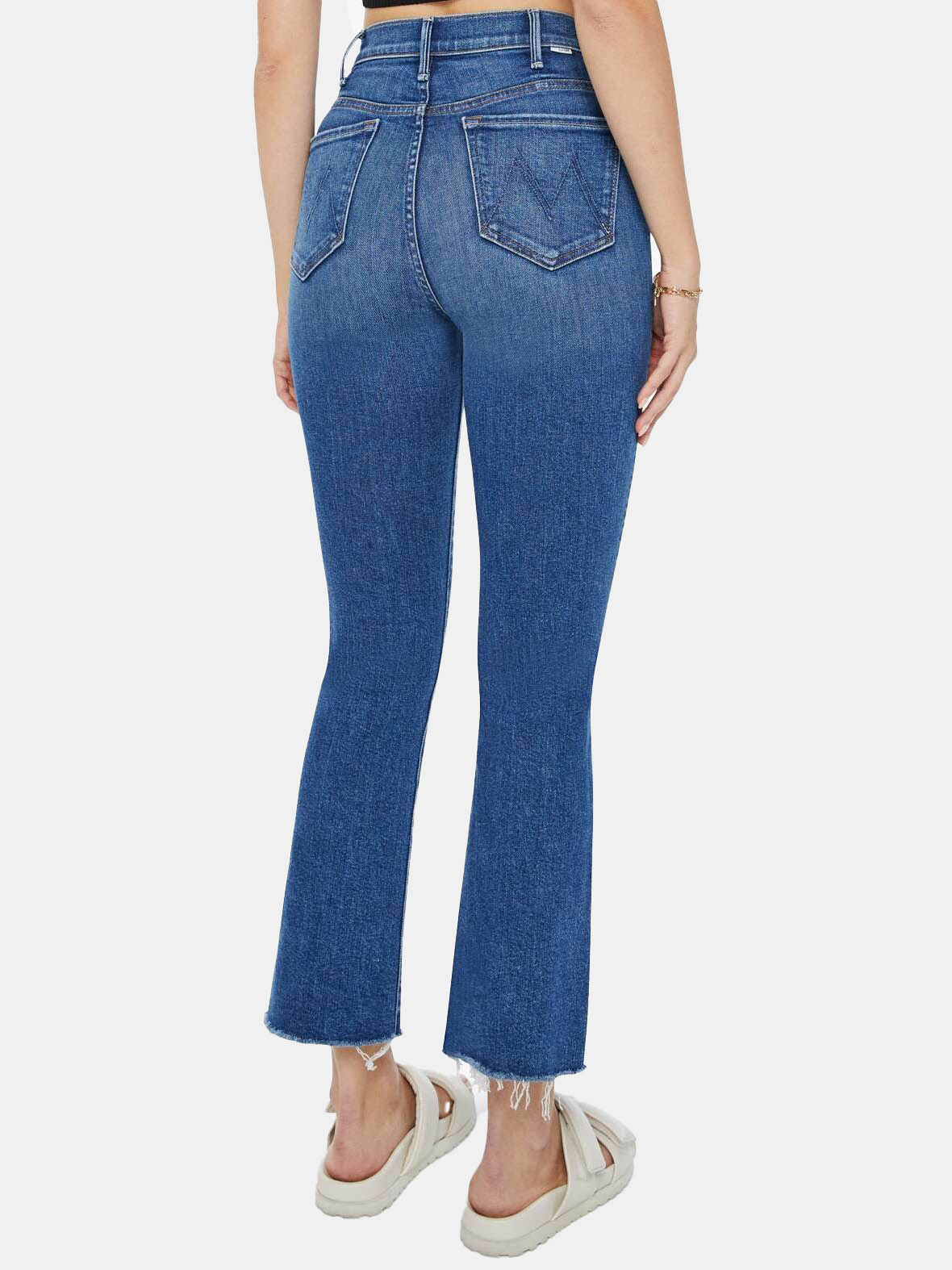The Hustler Ankle Fray Jeans - Periwinkle