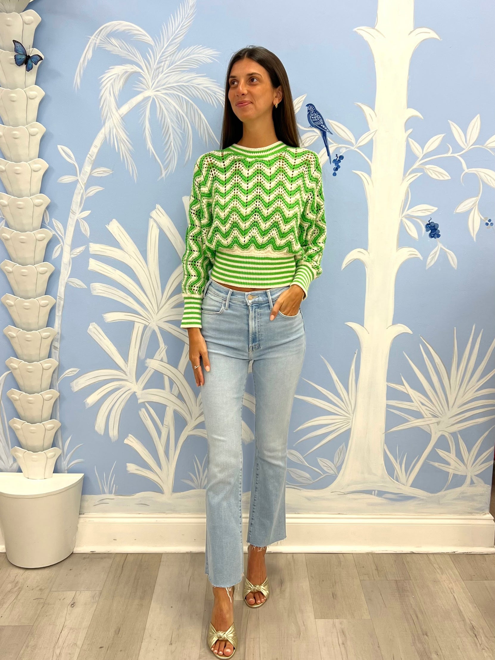 The Ribbed Jumper - Periwinkle