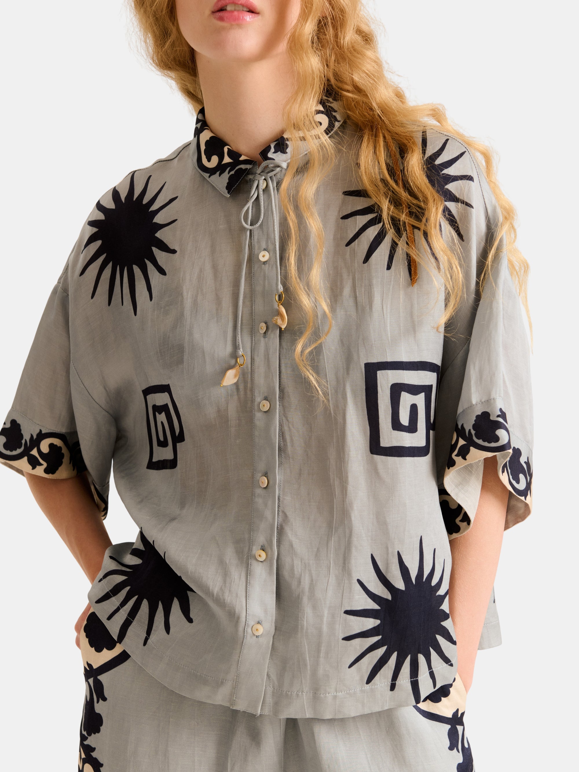 Kimono Top - Periwinkle 