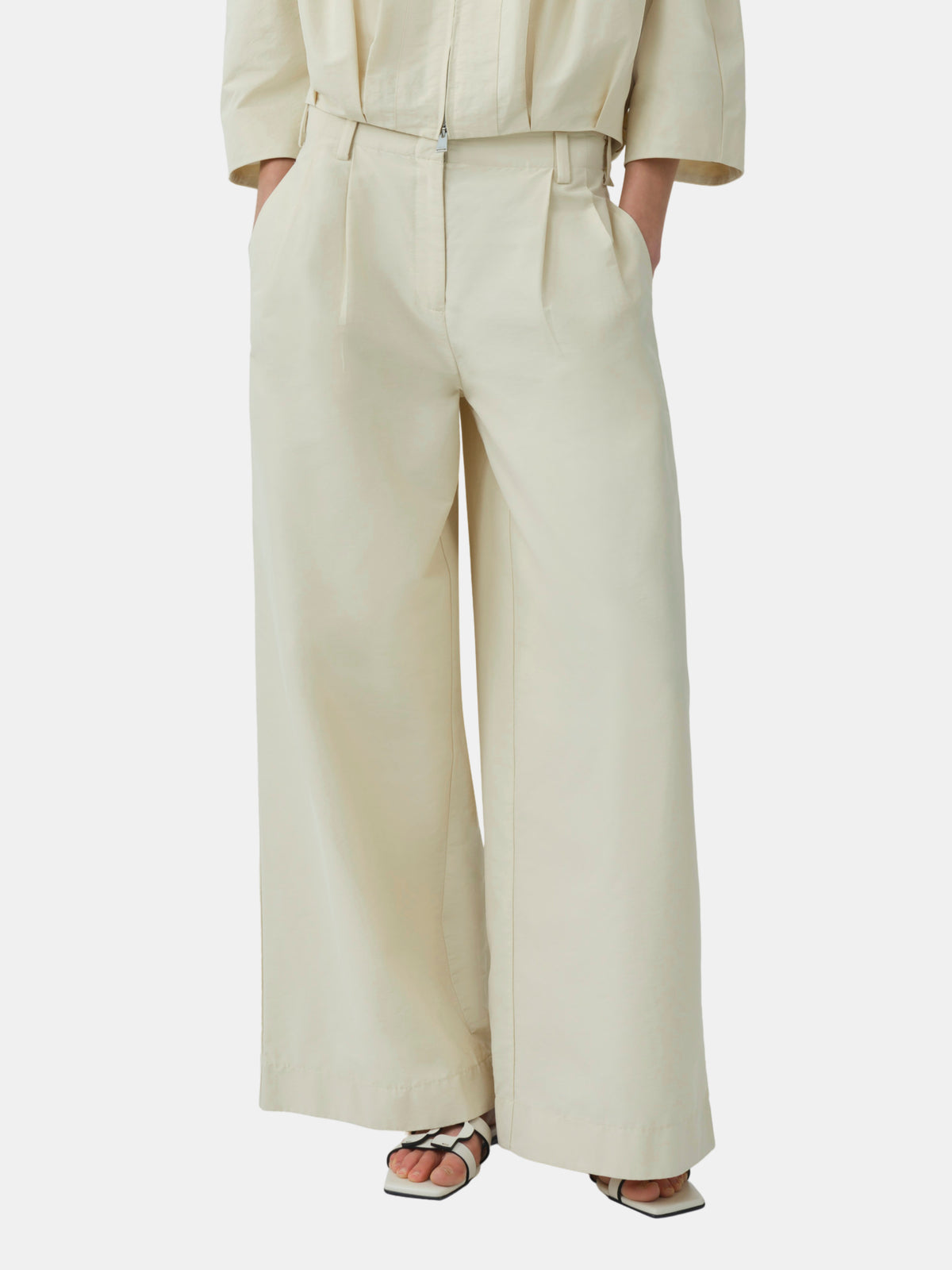 Leroy Pleated Wide Leg Pant - Periwinkle 