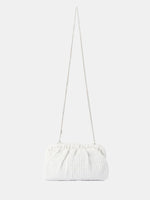 Amalia Pleated Woven Clutch