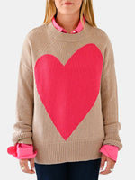 Benton Sweater Imperfect Heart - Periwinkle 