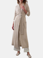 Cashmere Long Robe - Periwinkle 
