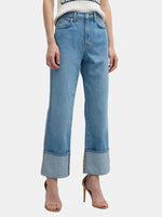 Dylan High Rise Straight Leg Jean - Periwinkle 