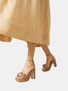 Fae Platform Sandal With Braid - Periwinkle 