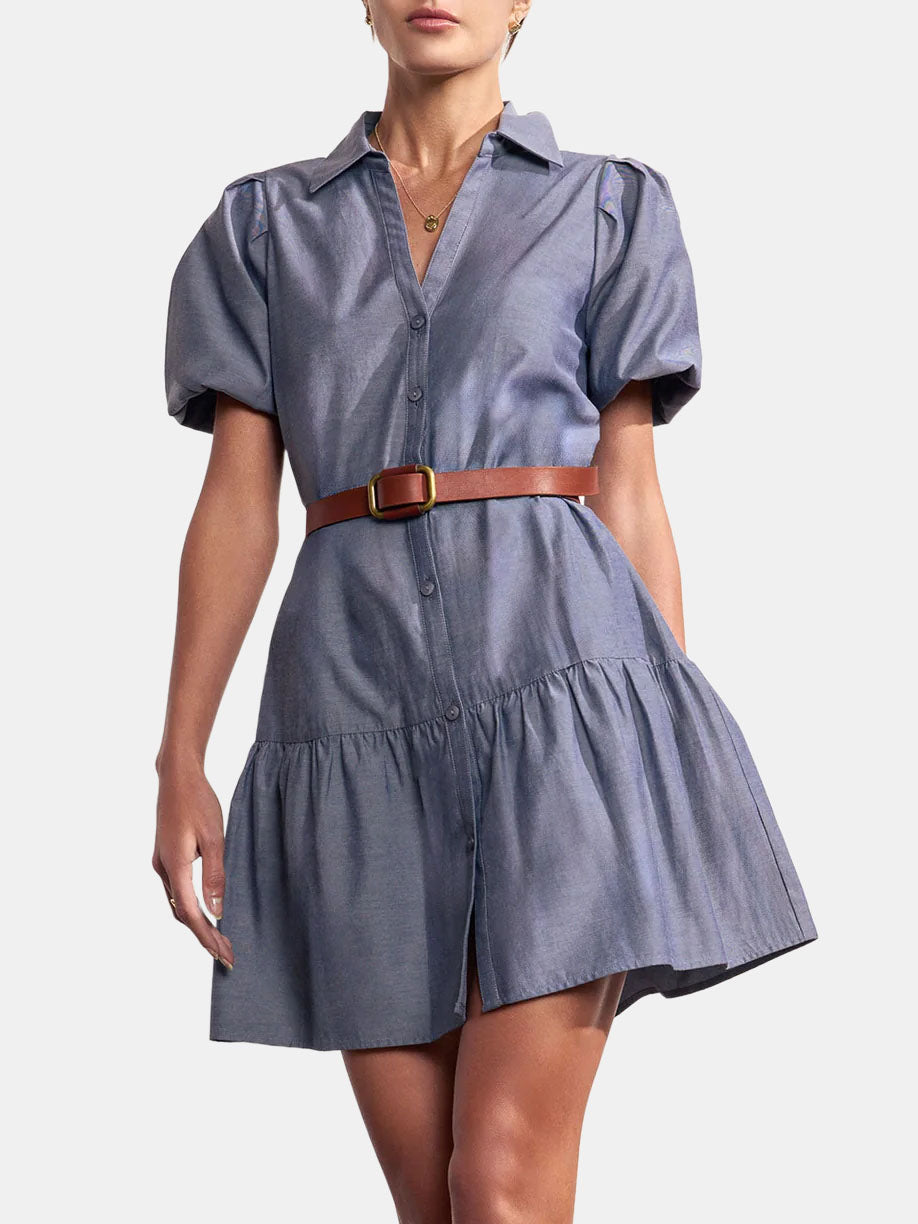 Havana Mini Dress - Periwinkle 