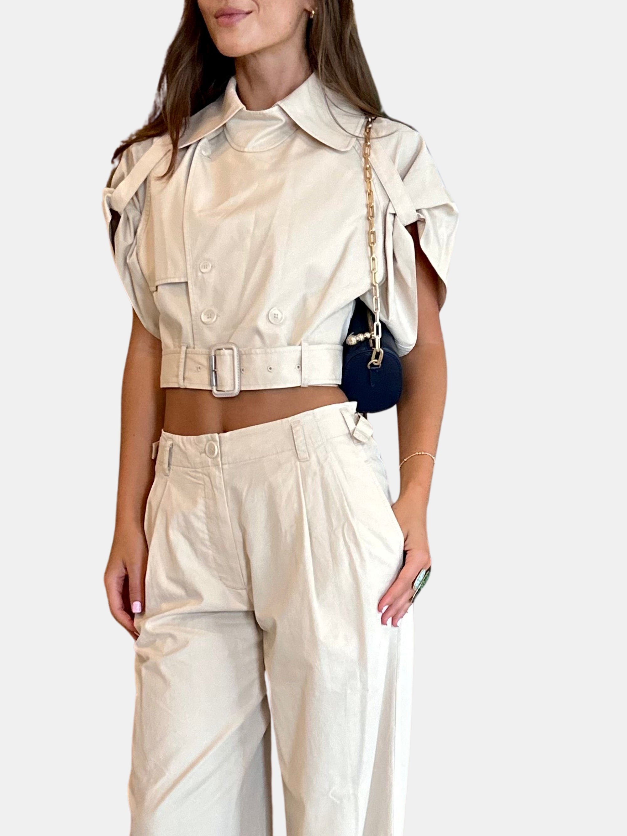 Axel Short-Sleeve Top - Periwinkle 