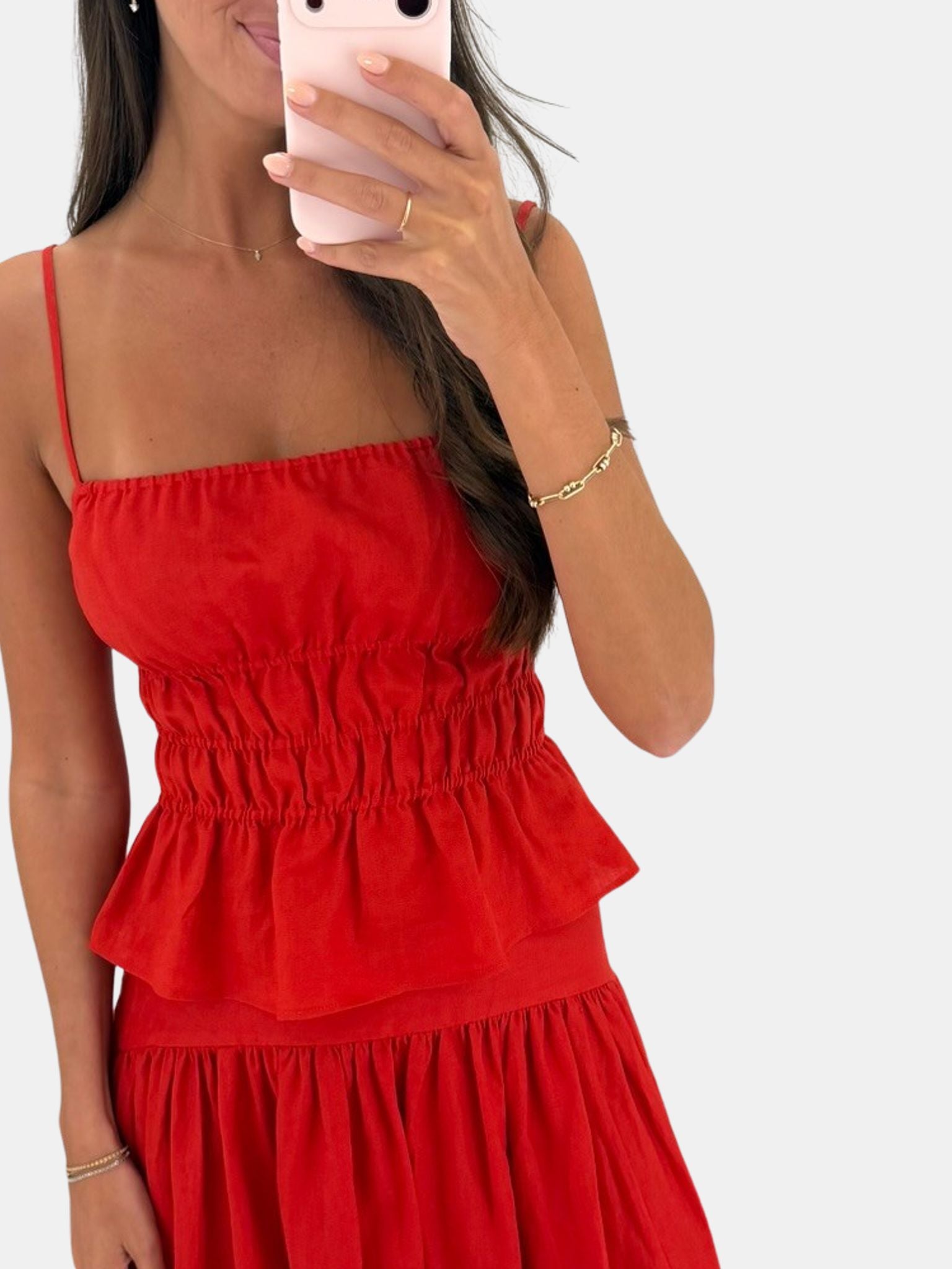Ayla Linen Tank - Periwinkle 