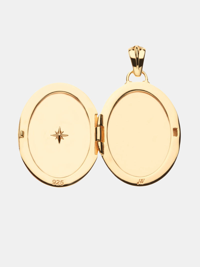 JW Original Locket 18" Drawn Link - Periwinkle 