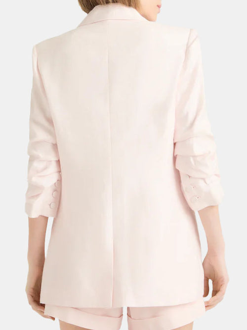 Kylie Linen Blazer - Periwinkle 