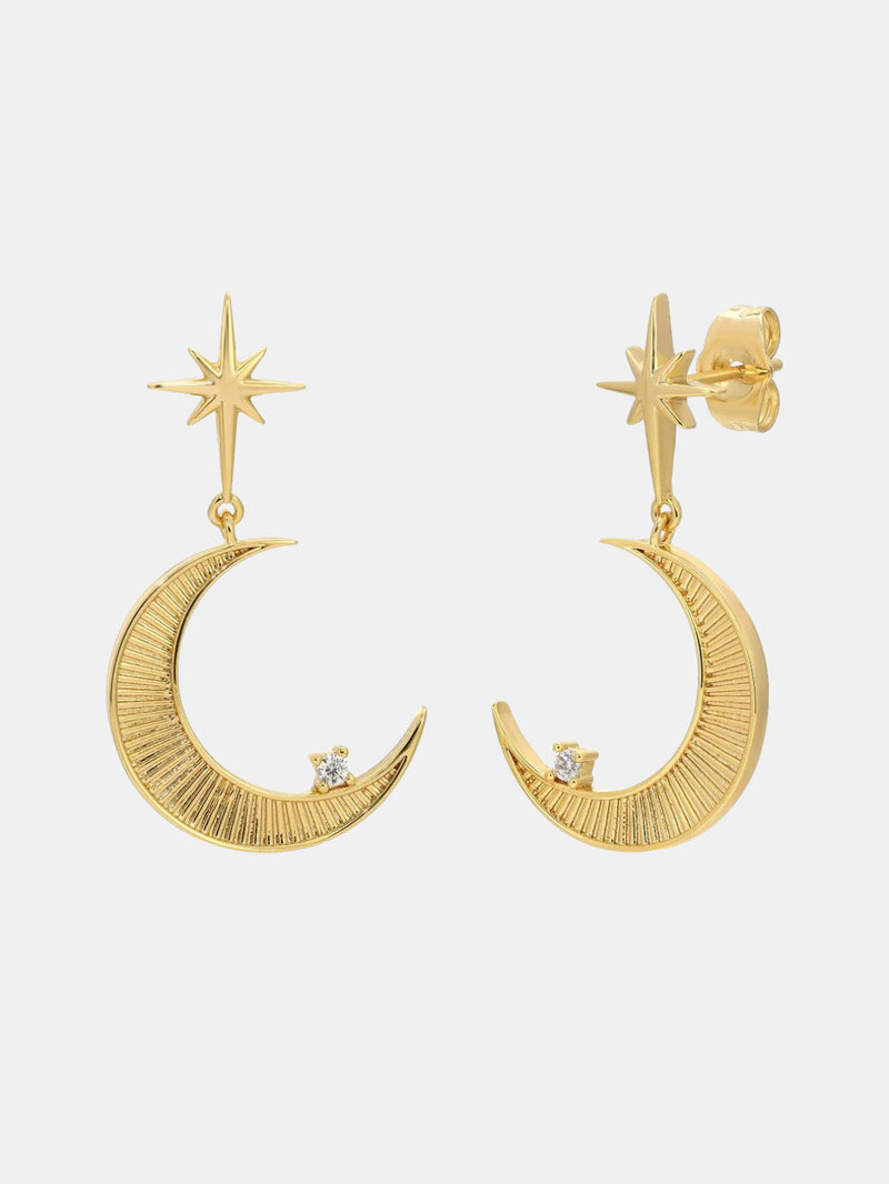 La Lune Earrings - Periwinkle 
