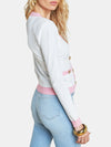 Leon Crew Neck Cardigan - Periwinkle 