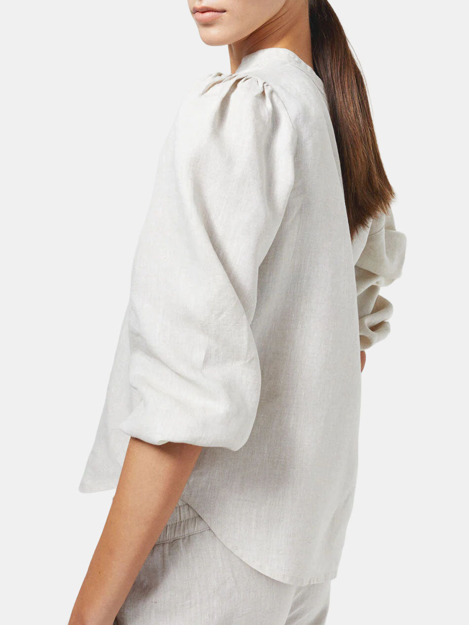 Meknes Linen Shirt - Periwinkle 