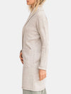 Patchwork Shawl Collar Duster - Periwinkle 