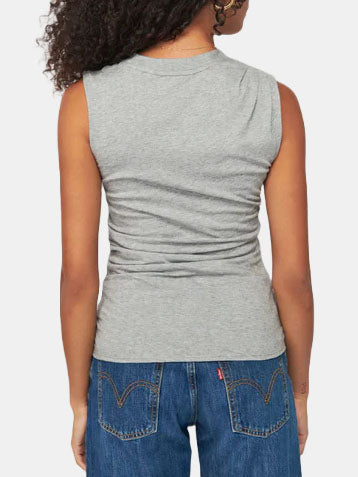 Paz Draped Muscle Tee - Periwinkle 