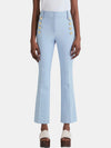 Robertson Crop Flare Trouser - Periwinkle 