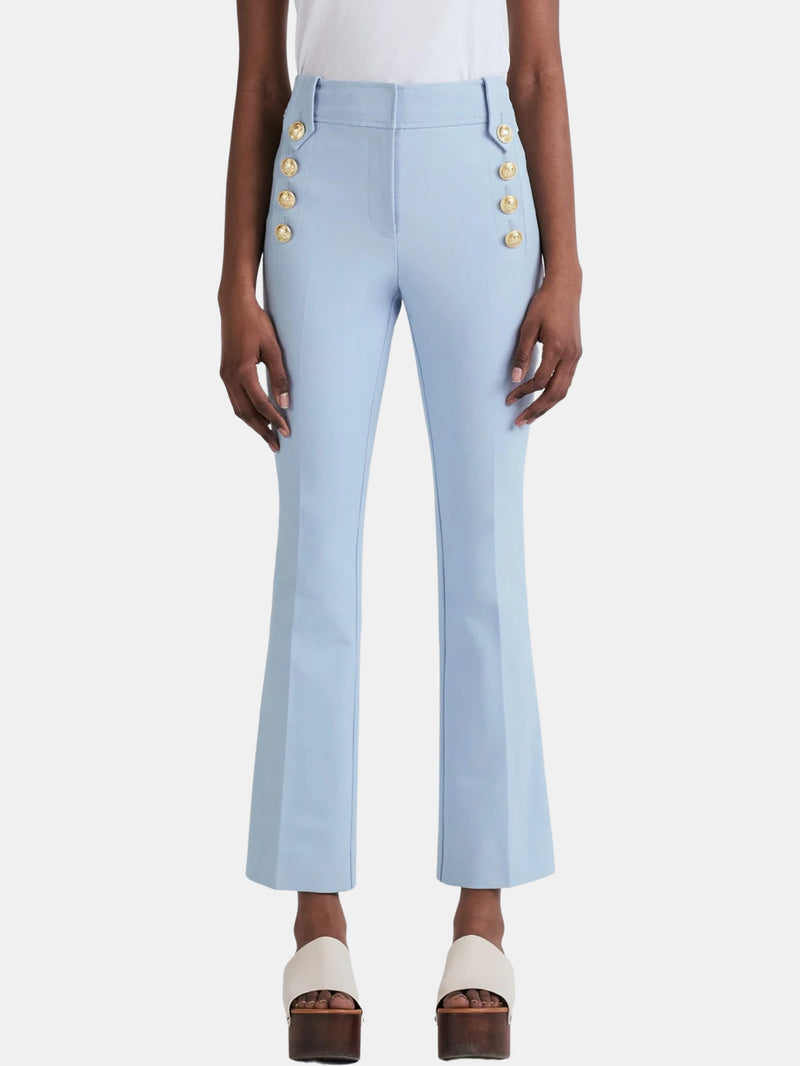 Robertson Crop Flare Trouser - Periwinkle 