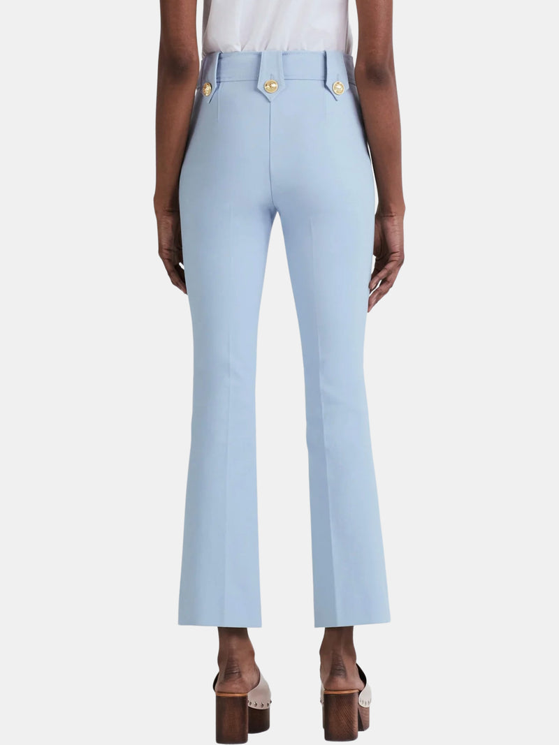 Robertson Crop Flare Trouser - Periwinkle 