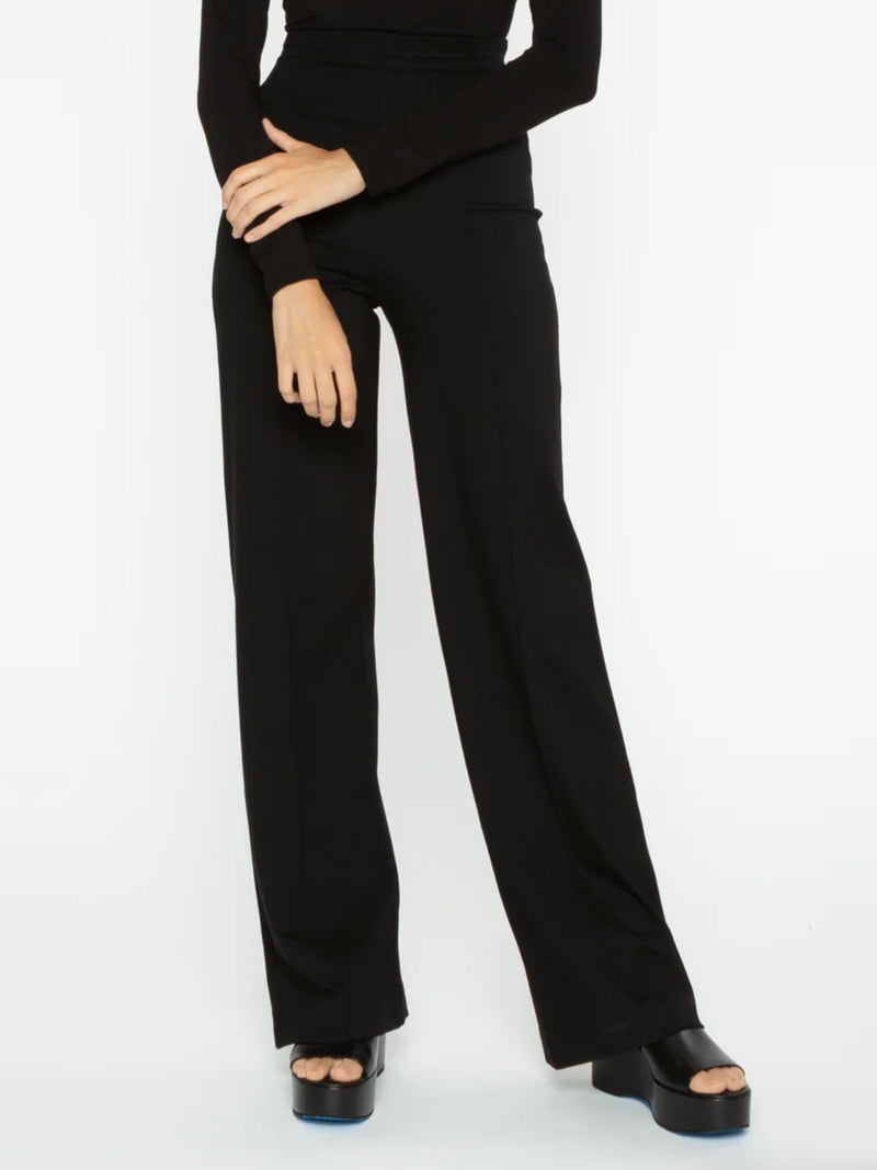 Ponte Knit Straight Leg Pant