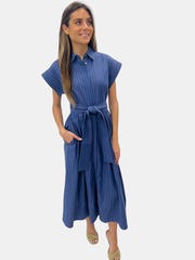 Belted Shirt Dress