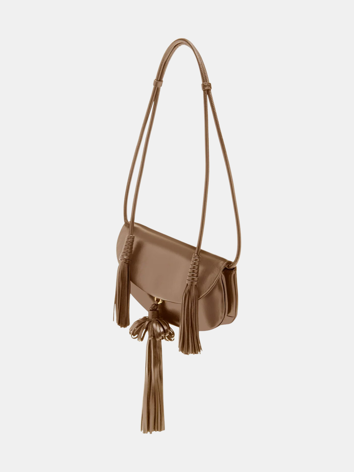Paloma Tassel Flap Bag - Periwinkle 